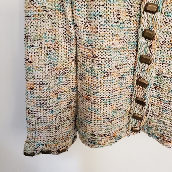 BCBGMaxAzria Chunky Knit Rainbow Sweater Small - Picture 5 of 9
